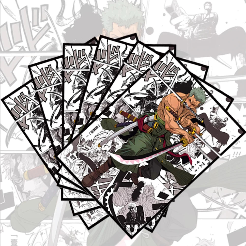 60PCS 66x91mm One Piece Anime Card Sleeves Illustration Outer Protector Shield Card Cover for  PTCG/TCG Board Games Trading Card