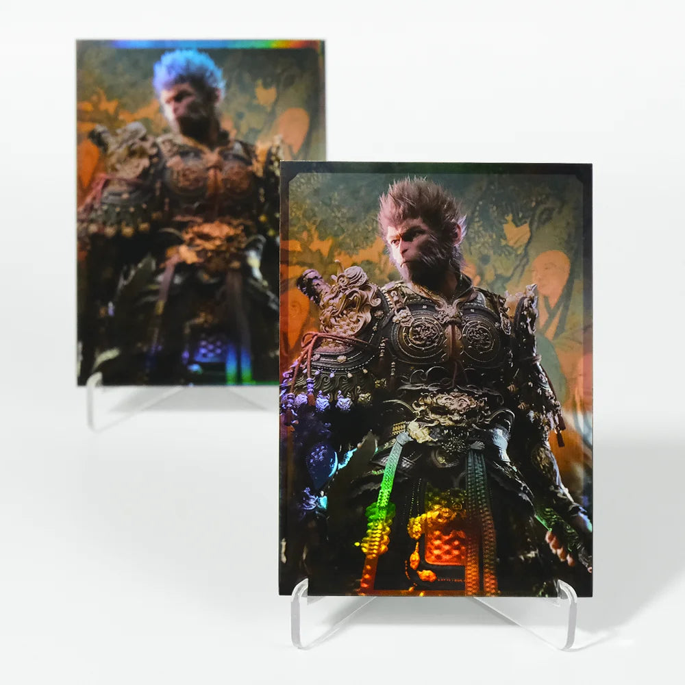 60PCS 67x92mm Black Myth Wukong Card Sleeves Anime Board Game Cards Protector PTCG Cards Shield Card Cover for MGT Trading Card