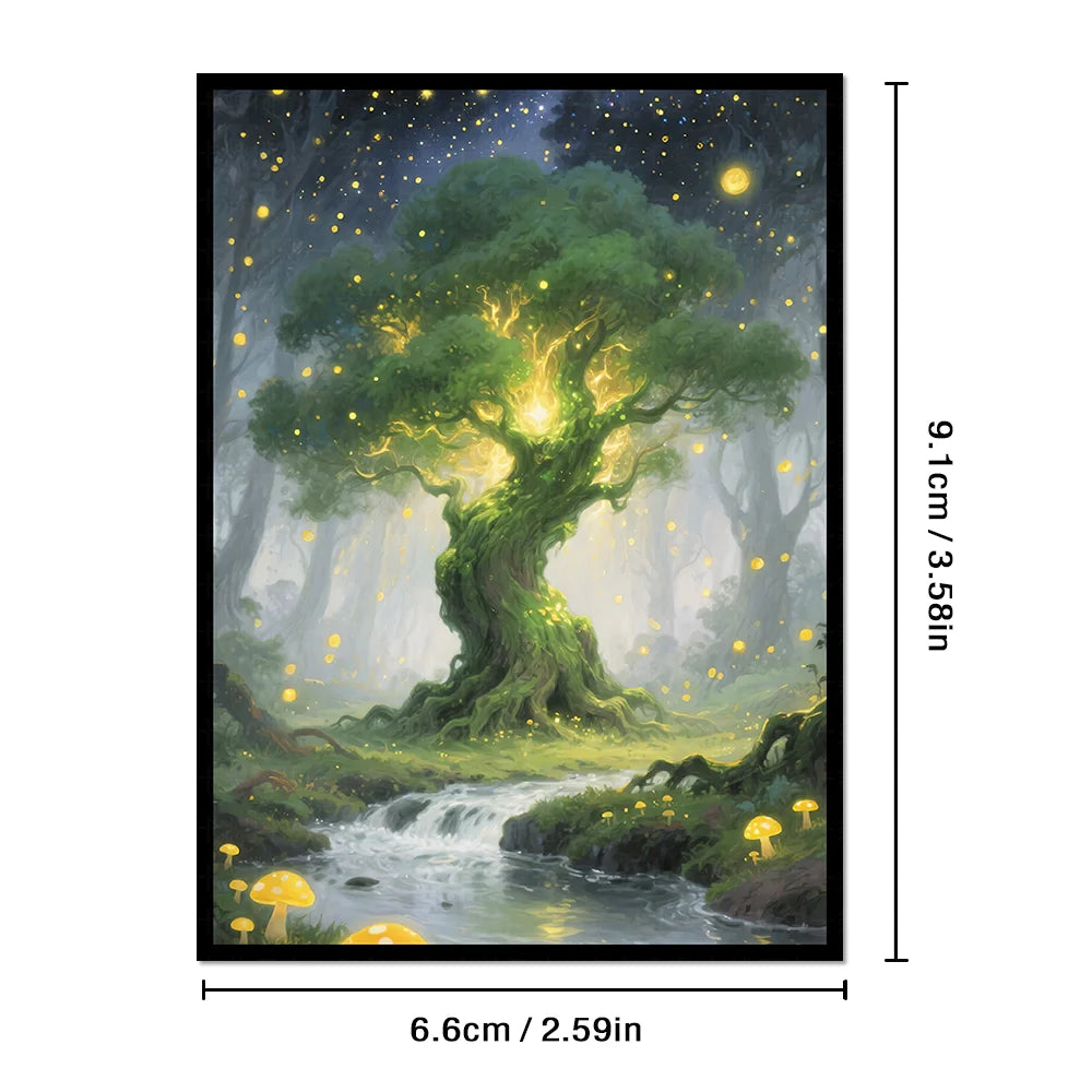 60PCS 66X91mm Standard Size Cartoon Anime Card Sleeves Board Game Trading Card Protector for MGT/PKM/PTCG Card