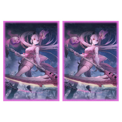 50PCS 63X90mm Foil Anime Card Sleeves Japanese Size Cartoon Trading Card Protector for YGO Card Protector for Game Cards