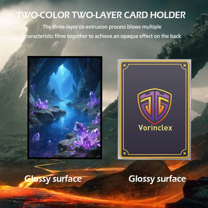 60PCS Anime Card Sleeves for PTCG / Trading Card PKM Protector 66x91mm Collect Game Card Protector Card Collection Best Gift