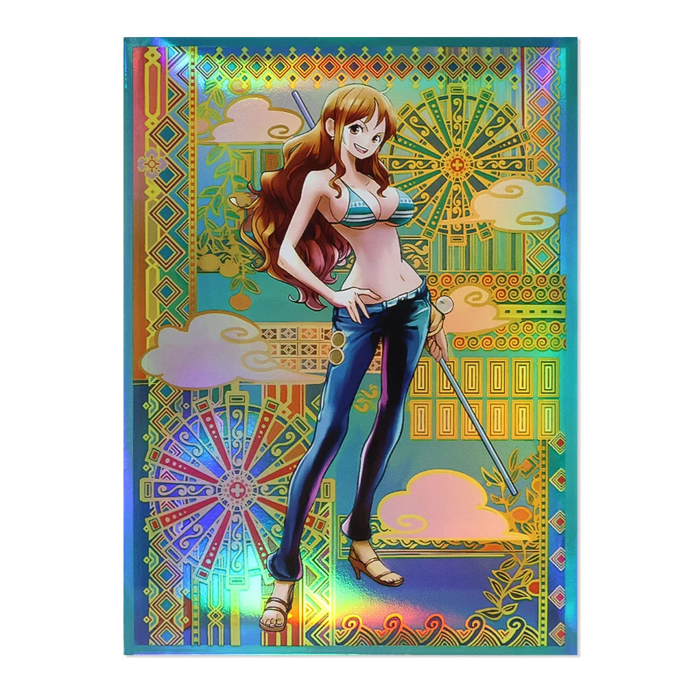 60PCS One Piece Nami /Yamato/Roronoa Zoro Card Sleeves for PTCG MGT Card Protector Game Card Sleeves 67x92mm OPCG Card Sleeves