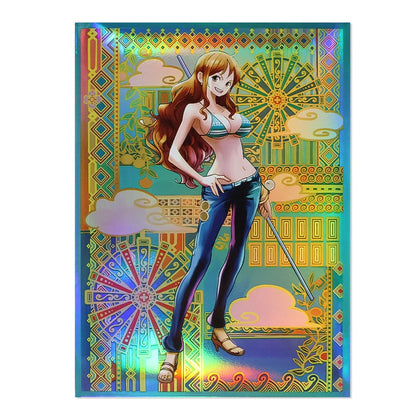 60PCS One Piece Nami /Yamato/Roronoa Zoro Card Sleeves for PTCG MGT Card Protector Game Card Sleeves 67x92mm OPCG Card Sleeves