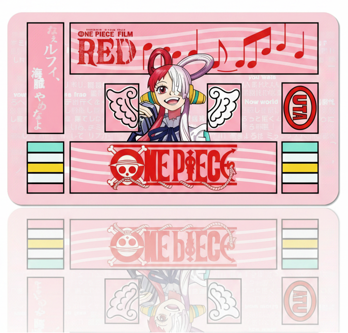 Pink 'One Piece' themed product with character illustration on a white background