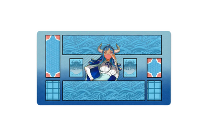 One Piece Ulti Playmat Games Mousepad Play Mat of TCG CCG Board Game Deskmat Blue