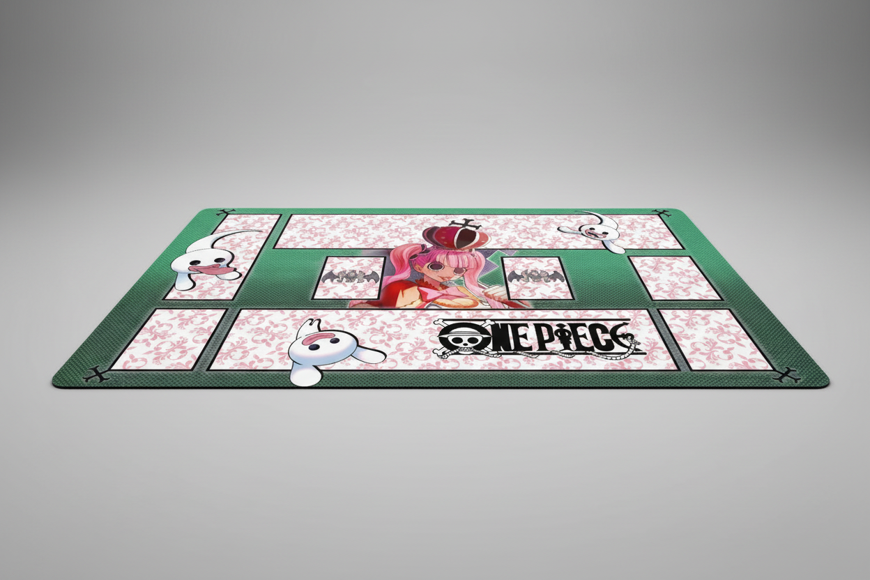 One Piece Perona Playmat Games Mousepad Play Mat of TCG CCG Board Game Deskmat Green
