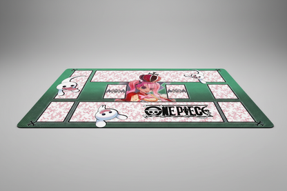 One Piece Perona Playmat Games Mousepad Play Mat of TCG CCG Board Game Deskmat Green