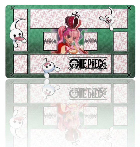 One Piece Perona Playmat Games Mousepad Play Mat of TCG CCG Board Game Deskmat Green