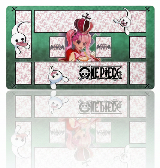 One Piece Perona Playmat Games Mousepad Play Mat of TCG CCG Board Game Deskmat Green
