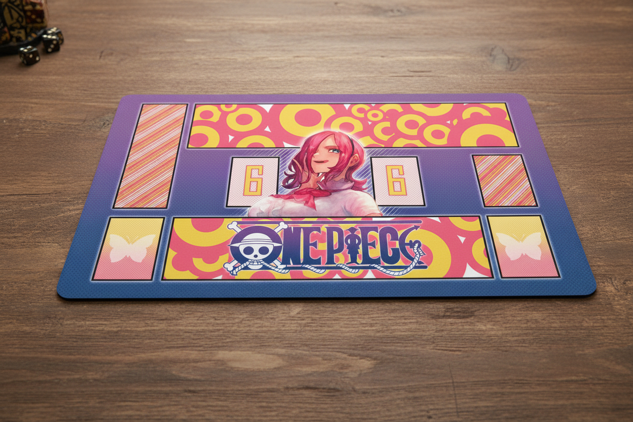 One Piece Perona Playmat Games Mousepad Play Mat of TCG CCG Board Game