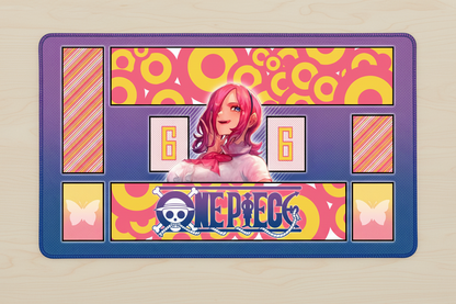 One Piece Perona Playmat Games Mousepad Play Mat of TCG CCG Board Game