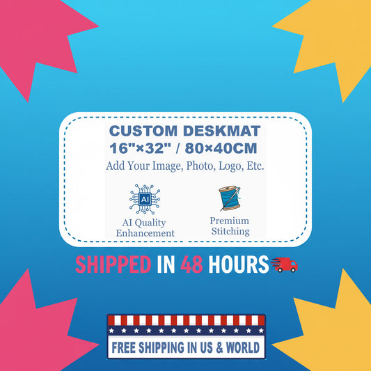 Custom Size Mousepad Deskmat 16"×32" / 80×40CM