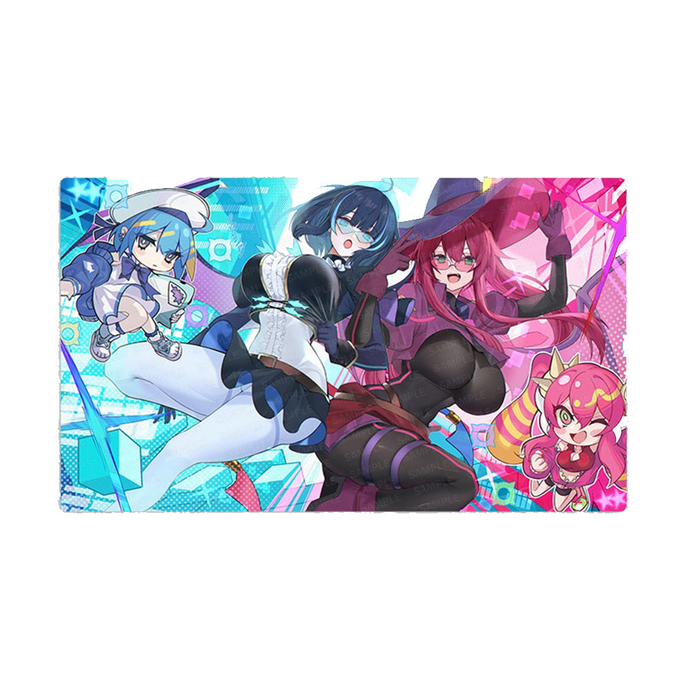 Live Evil Twins Busty Premium Neoprene Yu-Gi-Oh Playmat