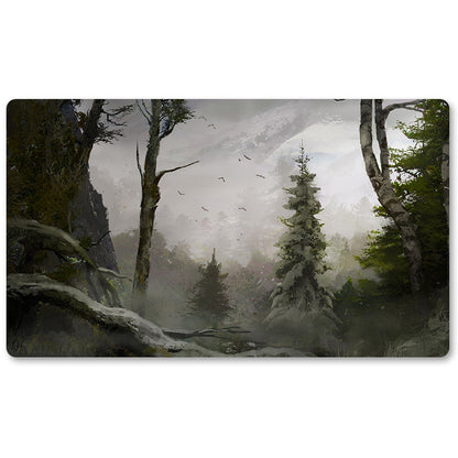 Magic The Gathering Peripheral- Dragons-of-Tarkir-Forest -MTG Playmat Size 23.6X13.7in Play mats Compatible for TCG RPG CCG Trading Card Game