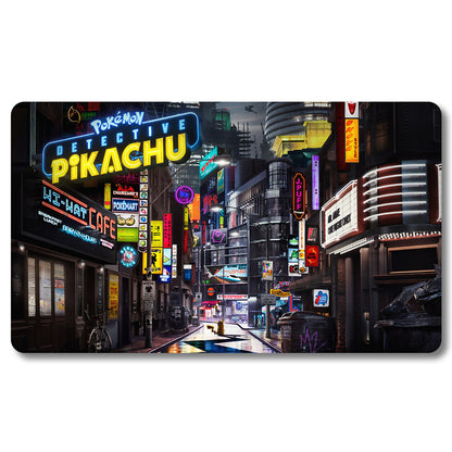 Board Game Peripheral - 971284- Pokemon Playmat Size 23.6X13.7in Play mats Compatible for TCG MTG RPG CCG Trading Card Game