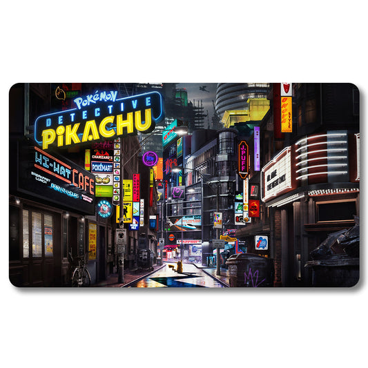 Board Game Peripheral - 971284- Pokemon Playmat Size 23.6X13.7in Play mats Compatible for TCG MTG RPG CCG Trading Card Game