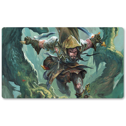 Magic The Gathering Peripheral- Borderland-Ranger -MTG Playmat Size 23.6X13.7in Play mats Compatible for TCG RPG CCG Trading Card Game