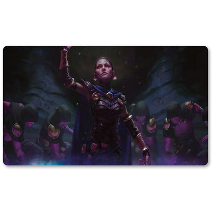 Board Game Peripheral- Inalla, Archmage Ritualist  -MTG Playmat Size 23.6X13.7in Play mats Compatible for TCG RPG CCG Trading Card Game