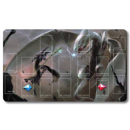 YUGIOH Peripheral - 126548- Yugioh Playmat Size 23.6X13.7in Play mats Compatible for TCG OCG CCG Trading Card Game