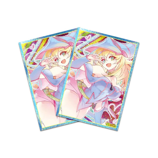 Kawaii Dark Magician Girl Holographic Card Sleeves