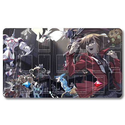 YUGIOH Peripheral - 167953- Yugioh Playmat Size 23.6X13.7in Play mats Compatible for TCG OCG CCG Trading Card Game