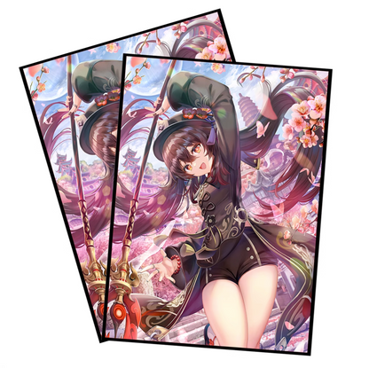 Hutao Genshin Impact Holographic Card Sleeves
