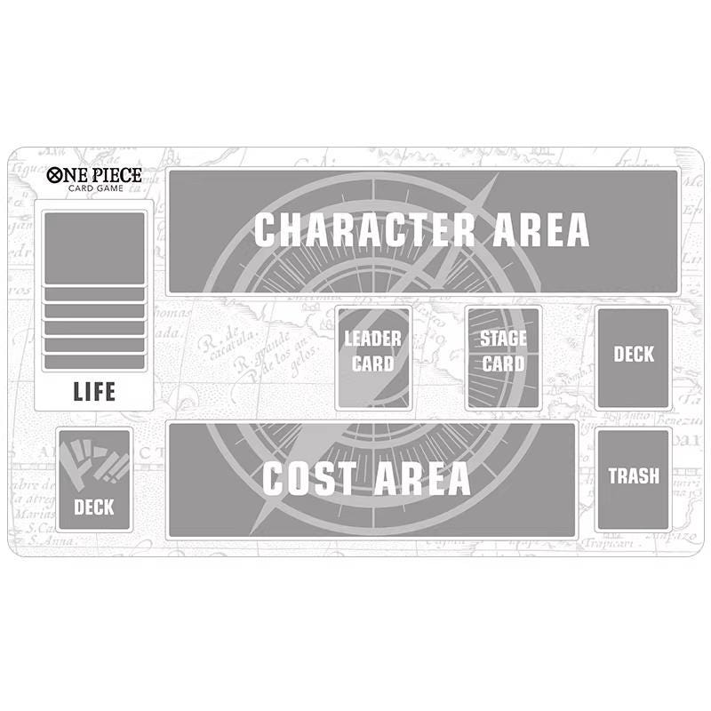 One Piece Playmat - Tournament Style Card Game Mat - Anime Desk Pad 24"x14"