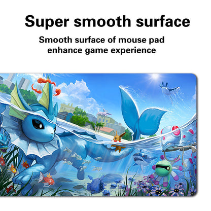 904248 - Board Game Pokemon Vaporeon Playmat Games Mousepad Play Mat of TCG