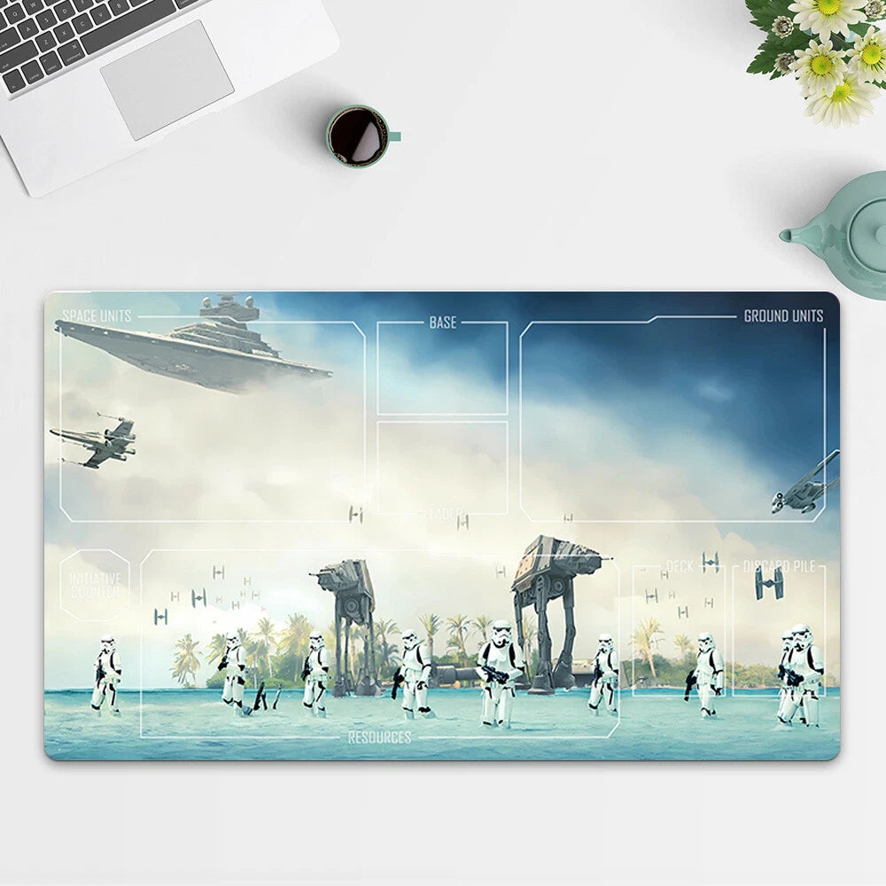 Playmat Battlefront TCG Starwars : Unlimited Trading Card Game Play Mat Free Bag