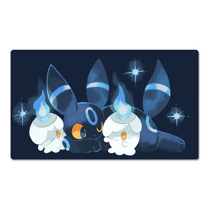 Umbreon Litwick Board Game Pokemon Playmat TCG CCG Card Play Mat Pad Mousepad