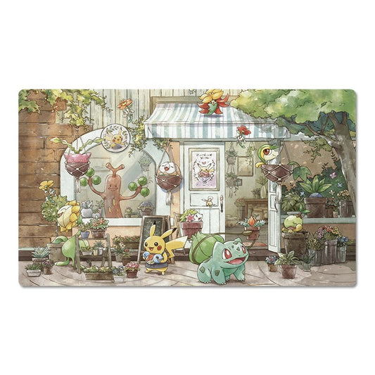 Grassy Gardening Board Game Pokemon Playmat Card Play Mat TCG CCG Pad Mousepad
