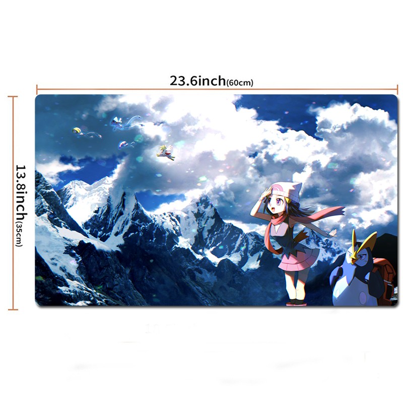 Dawn Shaymin Board Game Pokemon Table Playmat TCG CCG Mat Gaming Pad Mousepad