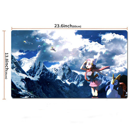 Dawn Shaymin Board Game Pokemon Table Playmat TCG CCG Mat Gaming Pad Mousepad