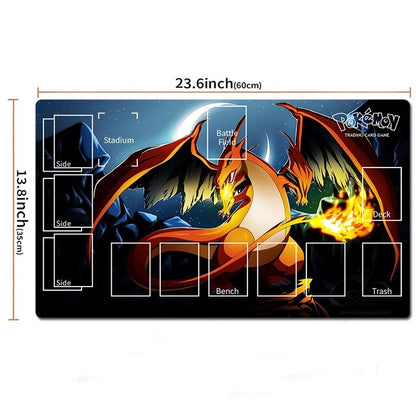 Charizard Board Game Pokemon Table Playmat TCG CCG Trading Card Games Deskmat Mousepad