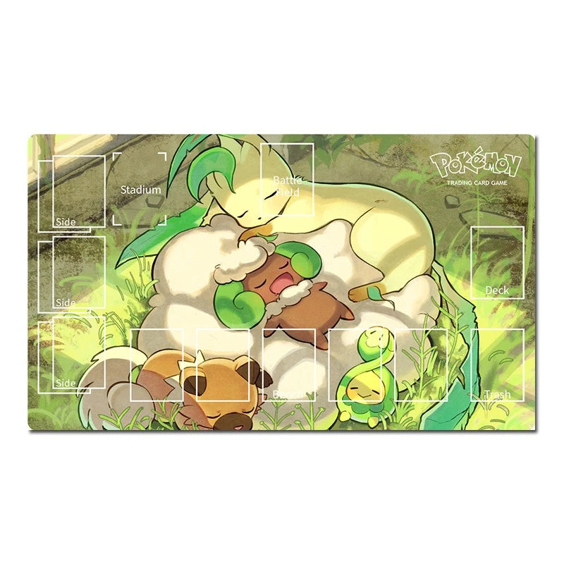 Leafeon Board Game Pokemon Table Playmat Card Game PTCG TCG CCG Deskmat Mousepad