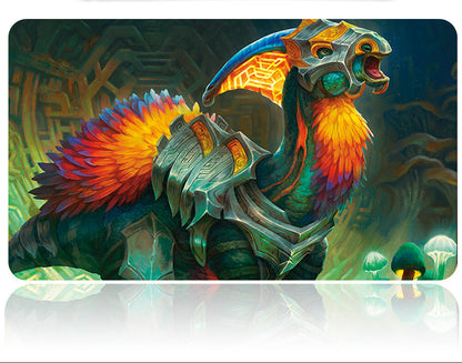CAVERN STOMPER - Magic The Gathering MTG Playmat TCG CCG MTG Playmat Stitched Edge