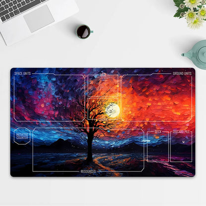 Playmat Artistic Tree TCG Starwars : Unlimited Trading Card Game Mat Free Bag