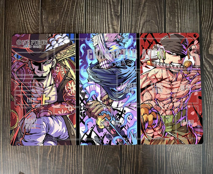 Dracule Mihawk Zoro One Piece Duel Playmat OPCG TCG CCG Trading Card Game DeskMat Mousepad