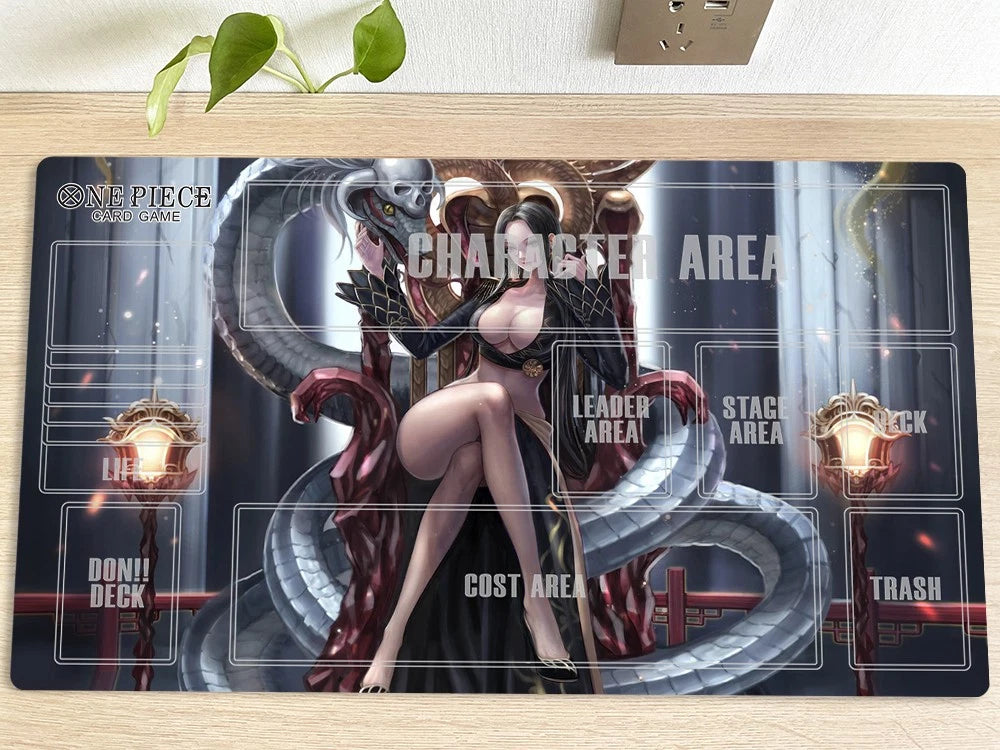 Boa Hancock One Piece Table Playmat OPCG TCG CCG Play Mouse Pad Trading Card Game Mat