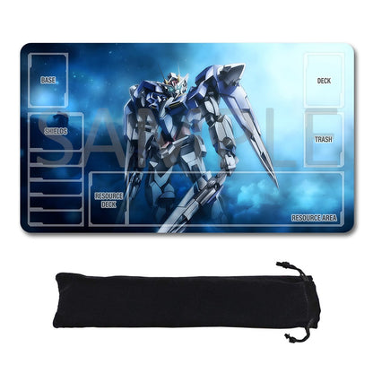 Gundam Playmat Suitable for GCG , includes Storage Bag, 24 x 14 inches (74902)