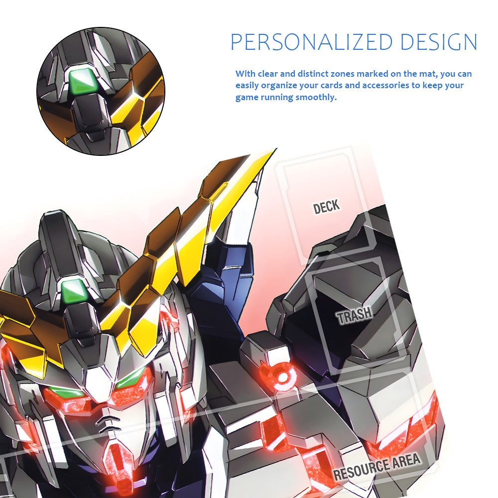 Gundam Playmat Suitable for GCG , includes Storage Bag, 24 x 14 inches (226547)