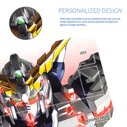 Gundam Playmat Suitable for GCG , includes Storage Bag, 24 x 14 inches (226547)