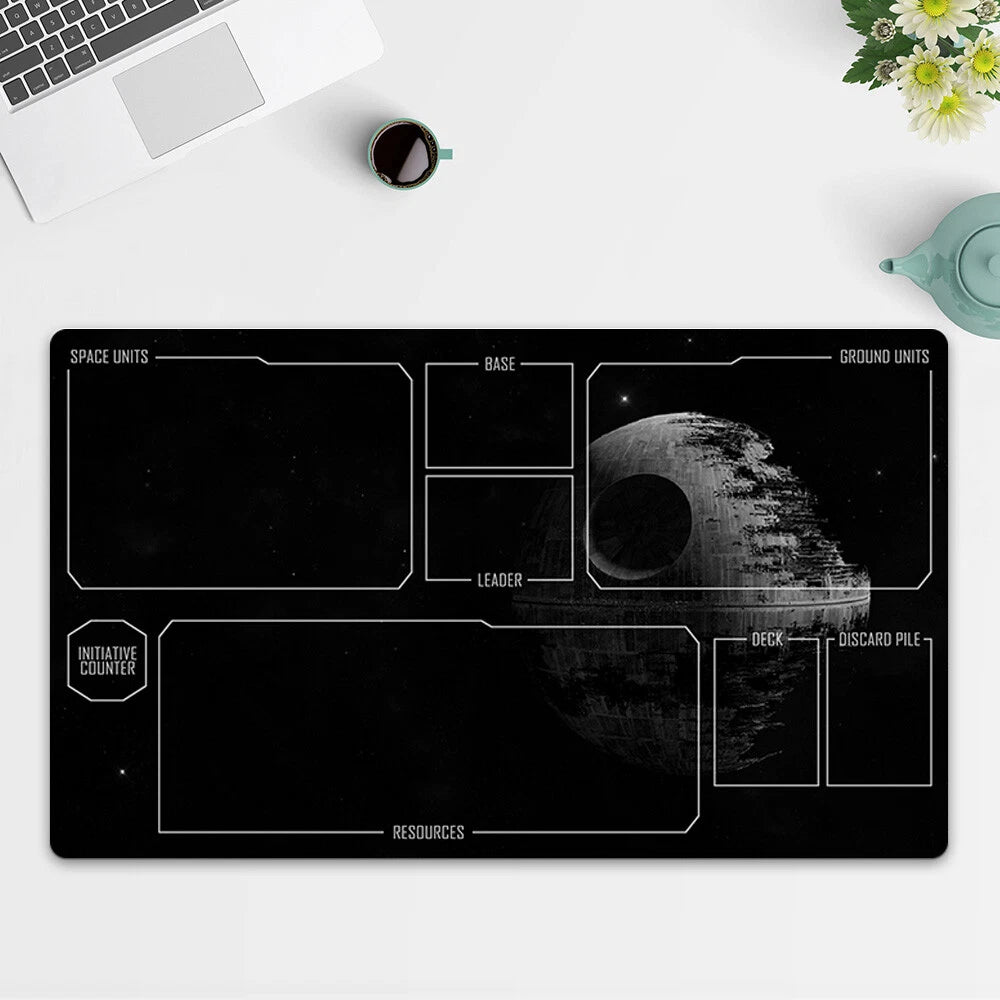 Playmat Death Star TCG Starwars : Unlimited Trading Card Game Play Mat Free Bag