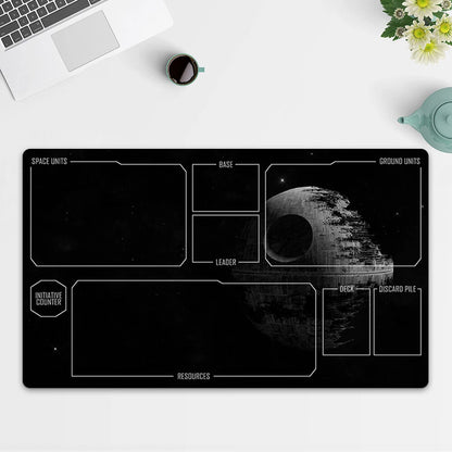 Playmat Death Star TCG Starwars : Unlimited Trading Card Game Play Mat Free Bag