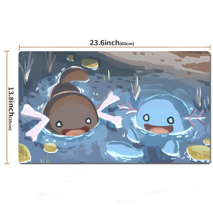 Paldean Wooper Board Game Pokemon Table Playmat TCG CCG Mat Gaming Pad Mousepad