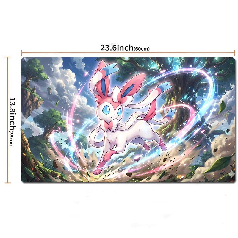 Sylveon Board Game Pokemon Table Playmat TCG CCG Play Mat Mouse Pad