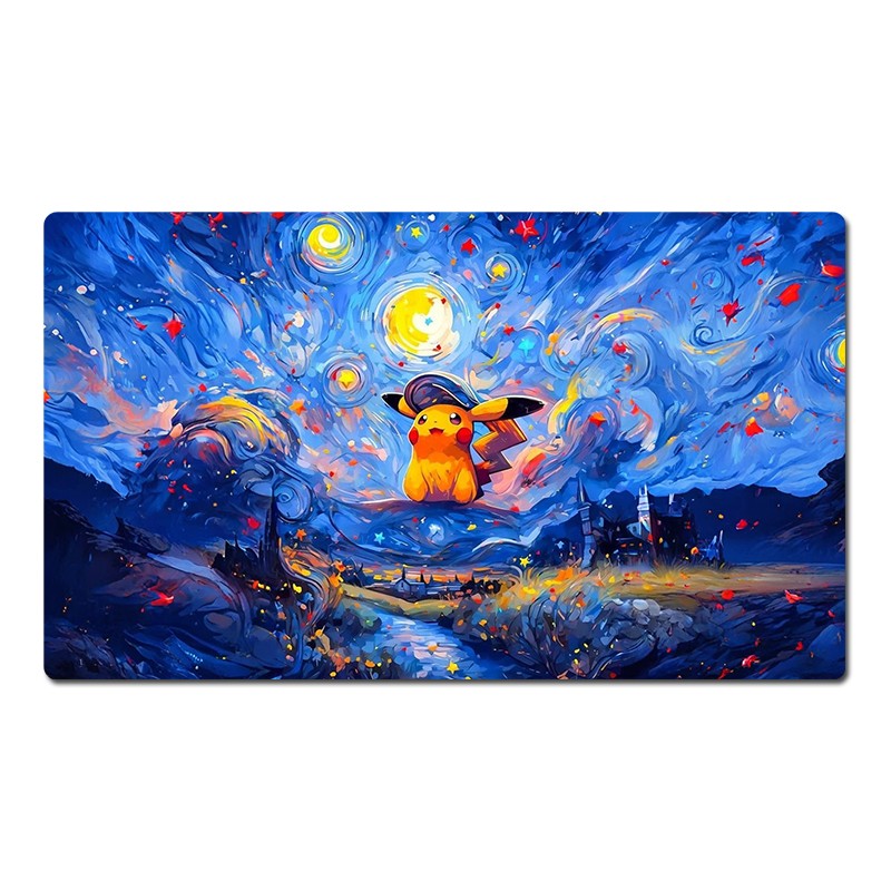 Pikachu Board Game Pokemon Table Playmat Games Card Play Mat TCG CCG Mousepad