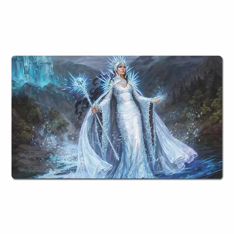 Magic the Gathering Hylda of the Icy Crown Playmat MTG TCG CCG Pad Card Game Mat