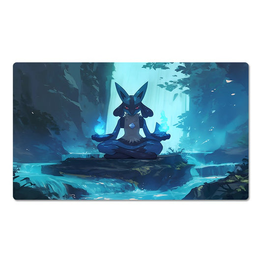 Lucario Board Game Pokemon Table Playmat Card Play Mat TCG CCG Pad Mousepad