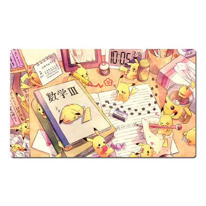 Pikachu Board Game Pokemon Table Playmat TCG CCG Play Pad Trading Card Game Mat